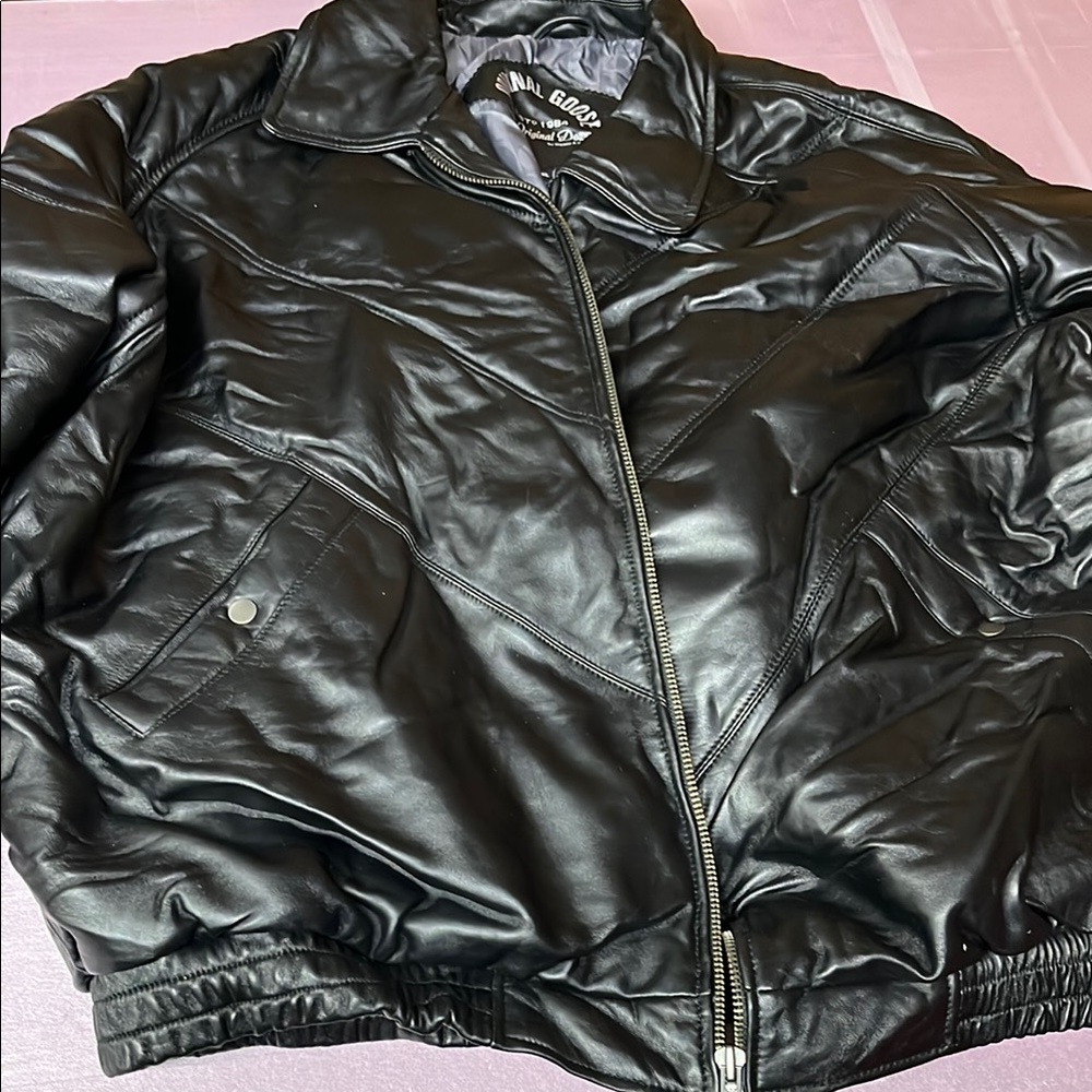 Original Goose By Mason & Cooper Leather Jacket 5XL